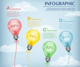 Infographic template concept vector design