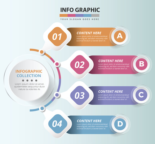 Infographics illustrator vector