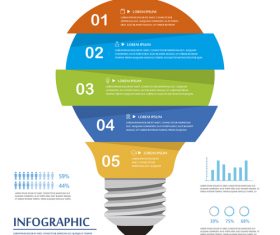 Layers of distribution concept infographic vector