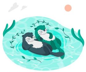 Leisure time illustration vector