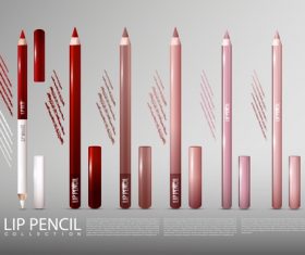Lip pencil vector