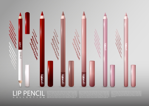 Lip pencil vector