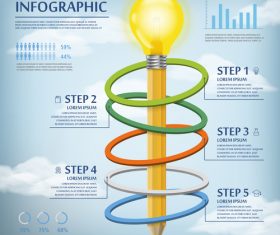 Magnetic effect concept infographic vector