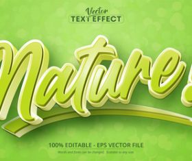 Mature editable font vector
