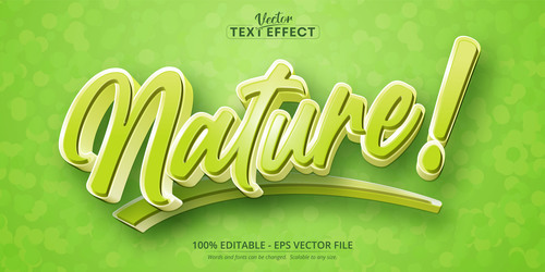Mature editable font vector