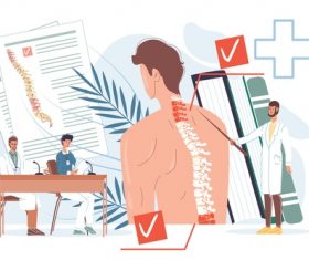 Medical lecture vector