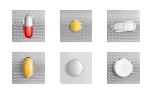 Pills icon vector