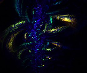 Post-Impressionist abstract background vector