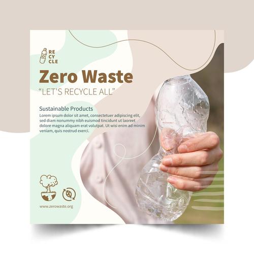 Protect the environment refuse to use plastic products vector