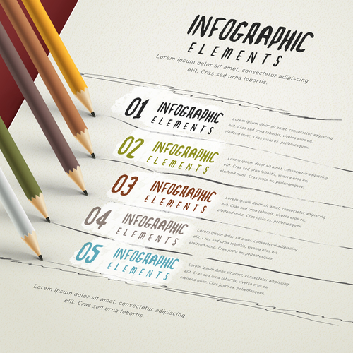 Report infographic concept vector