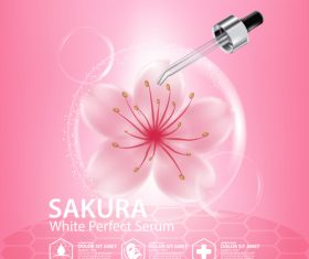 Sakura white perfect serum vector