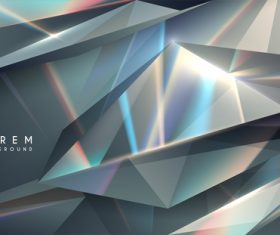 Silver rhombus abstract background vector