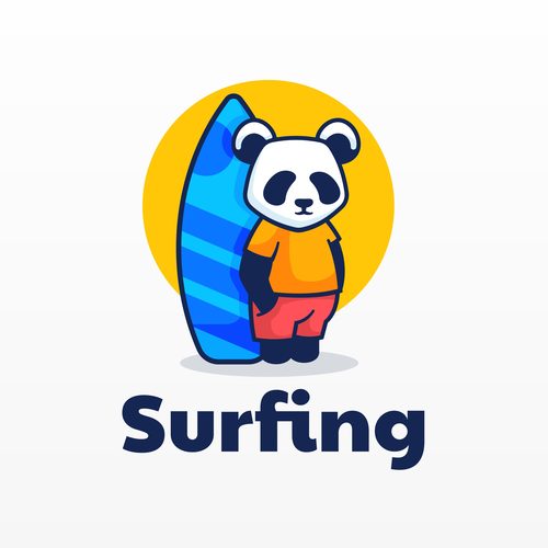 Surfing icon design vector