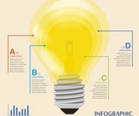 Template concept infographic vector
