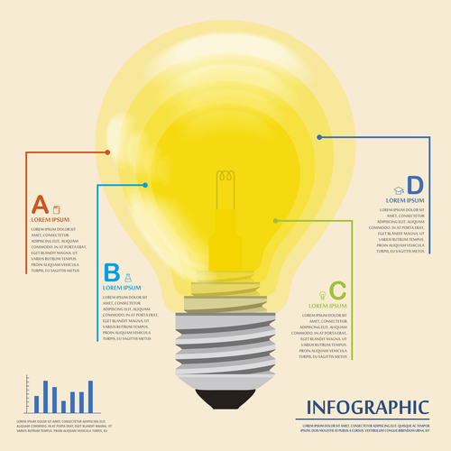 Template concept infographic vector