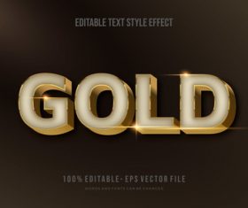 Text effect editable vector