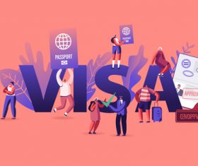 Titans posters visa illustration vector