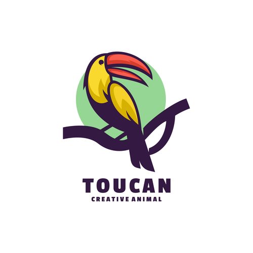 Toucan icon design vector