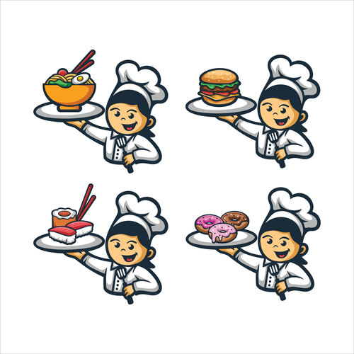 chef logo vector free download