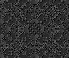 3d modern decorative patterns in vector