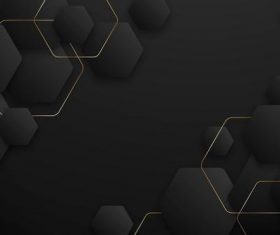 Abstract black vector background