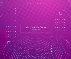 Abstract halftone background vector