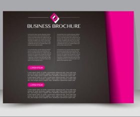 Art cover business brochure vector