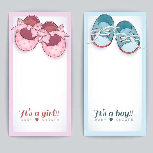 Baby shoes seamless background vector