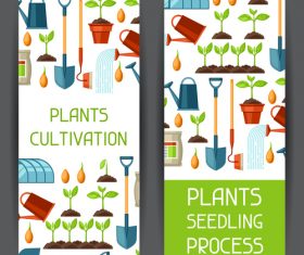 Banner cultivation vector
