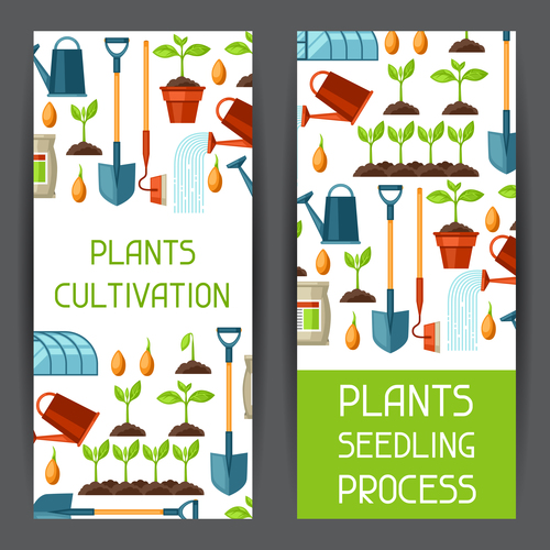 Banner cultivation vector