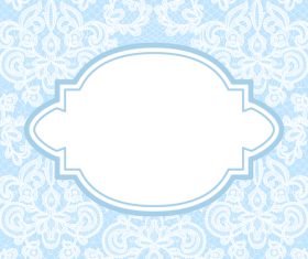Blue background card vector