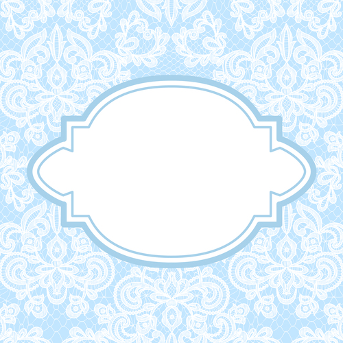 Blue background card vector