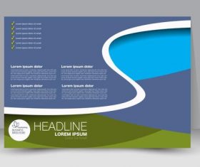 Business flyer brochure vector