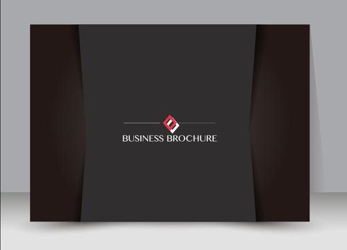 Classic business brochure vector