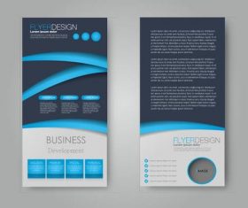 Cover business ad template vector
