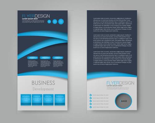 Cover business ad template vector