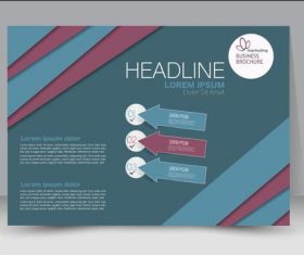 Cover business brochure design vector