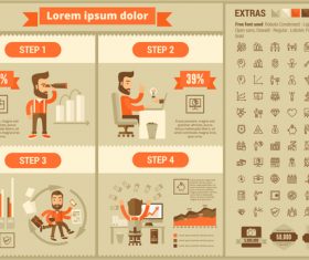 Creative Business infographic elements vector