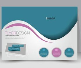 Creative business advertising template vector