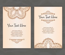 Design beautiful company business card vector