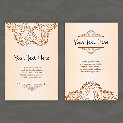 Design beautiful company business card vector