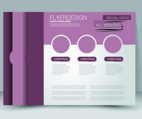 Design business advertisement template vector