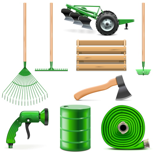 Farm tool icon vector