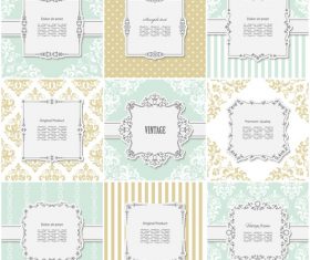 Frames and backgrounds vector