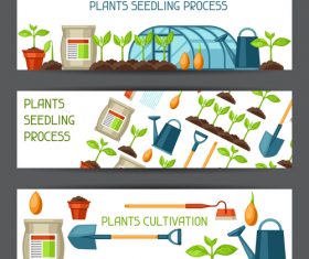 Gardening cultivation vector