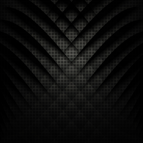 Geometric squares black background vector
