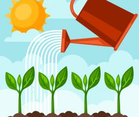 Growth illustration vector