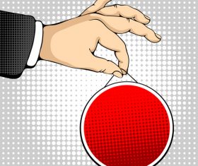 Hand illustration vector