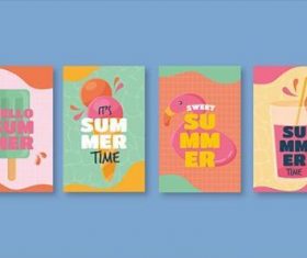 Happy summer banner vector