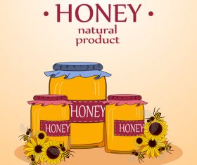 Honey product vector